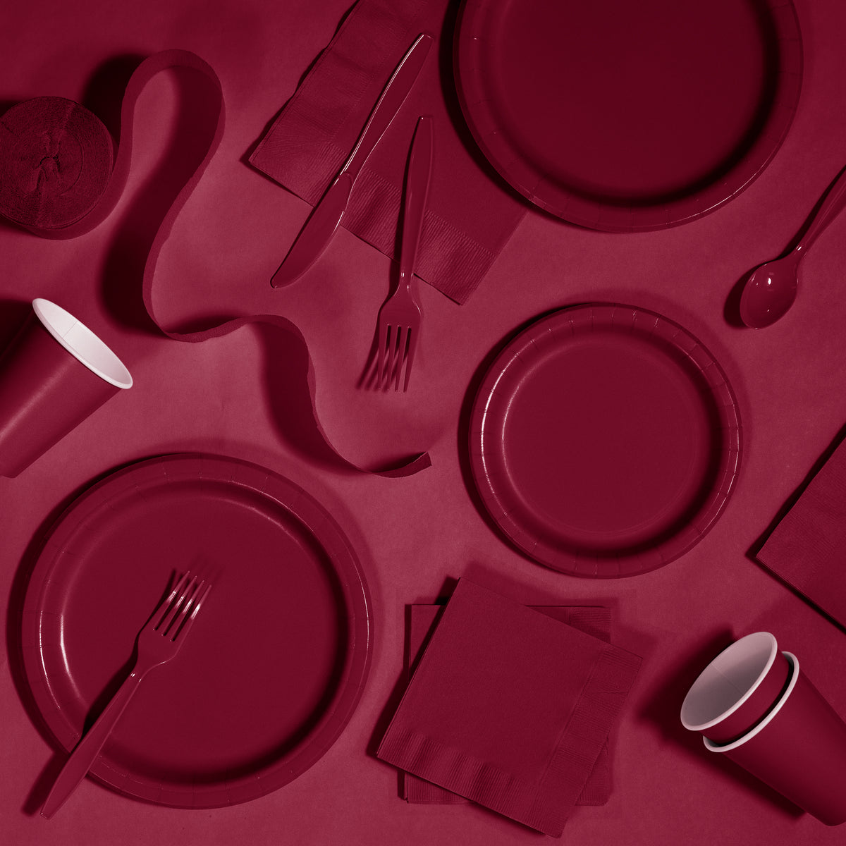 Burgundy Premium Cutlery