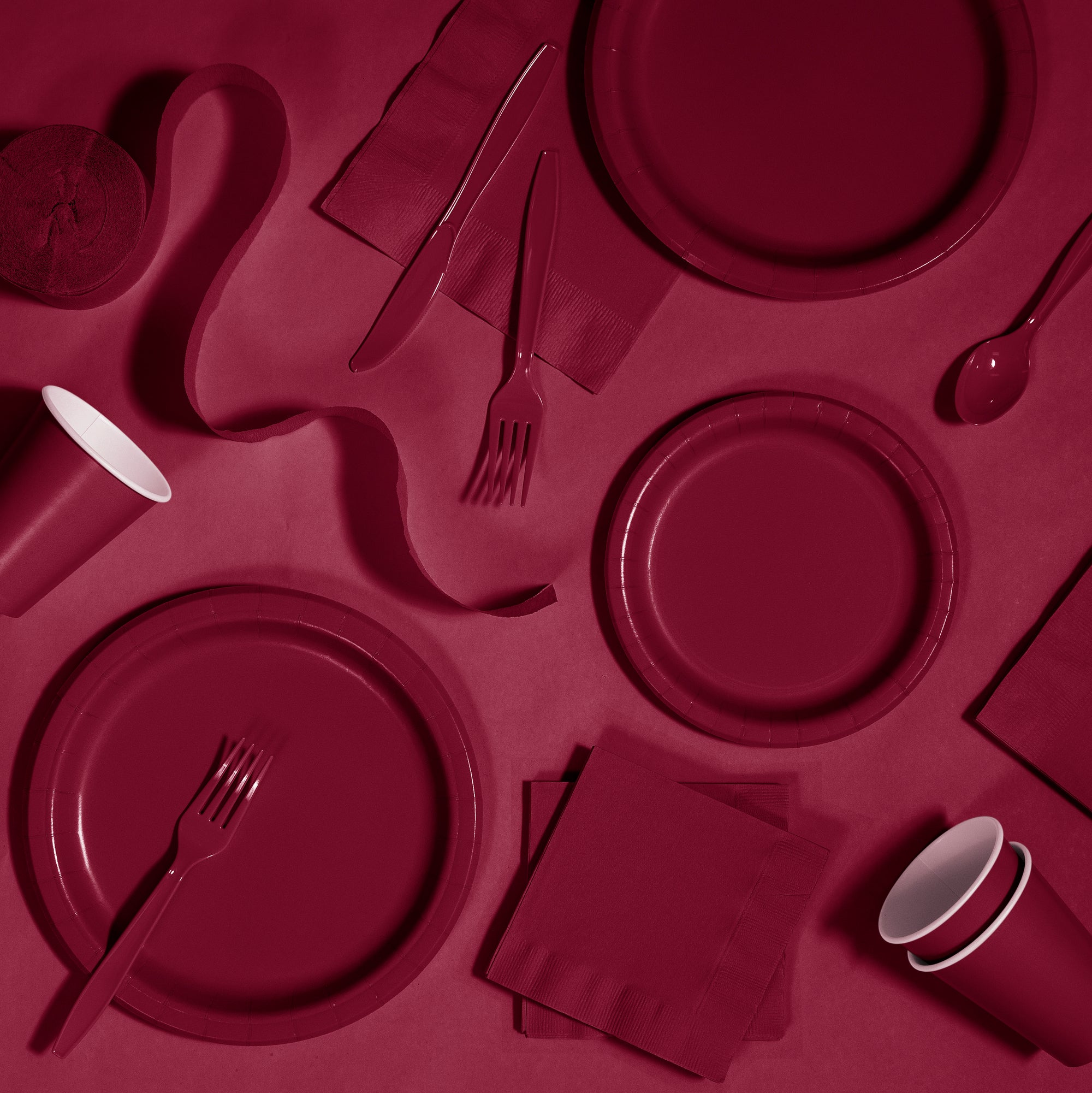 Burgundy Premium Cutlery