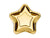 Mini Gold Star Shaped Plates