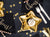 Mini Gold Star Shaped Plates