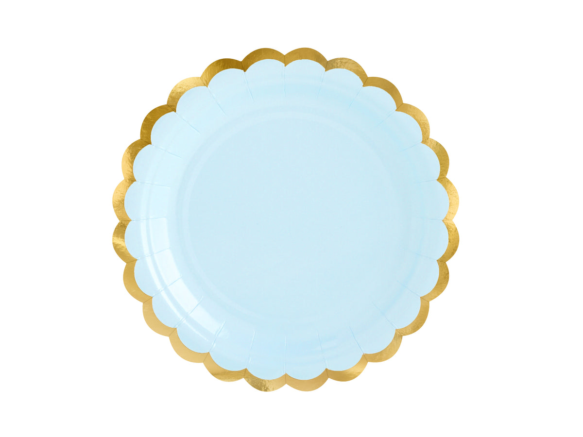 Light Blue Mini Plates