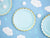 Light Blue Mini Plates