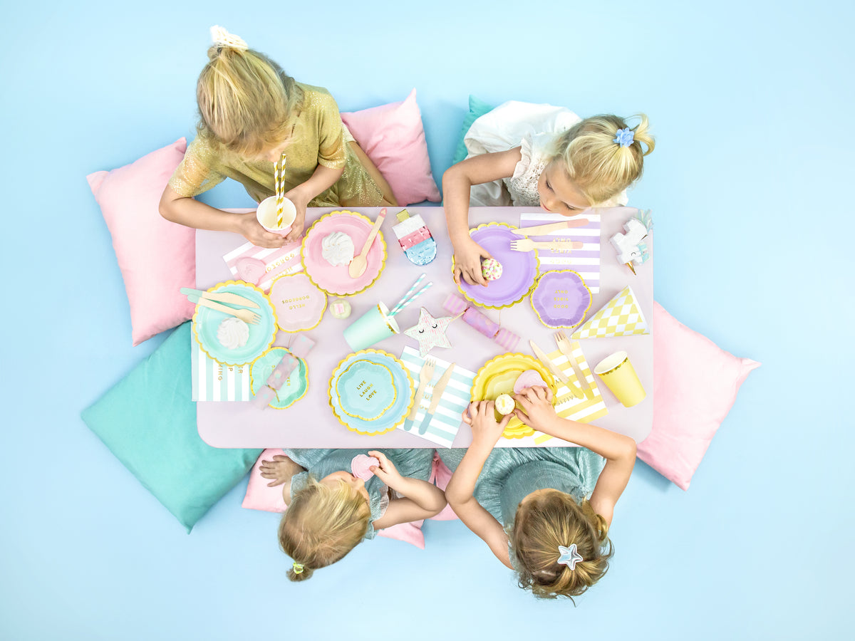 Light Pink Mini Plates