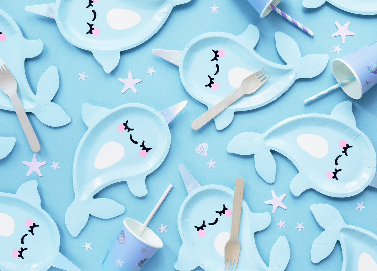 Narwhal Dessert Plates