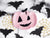 Pink Halloween Pumpkin Plates
