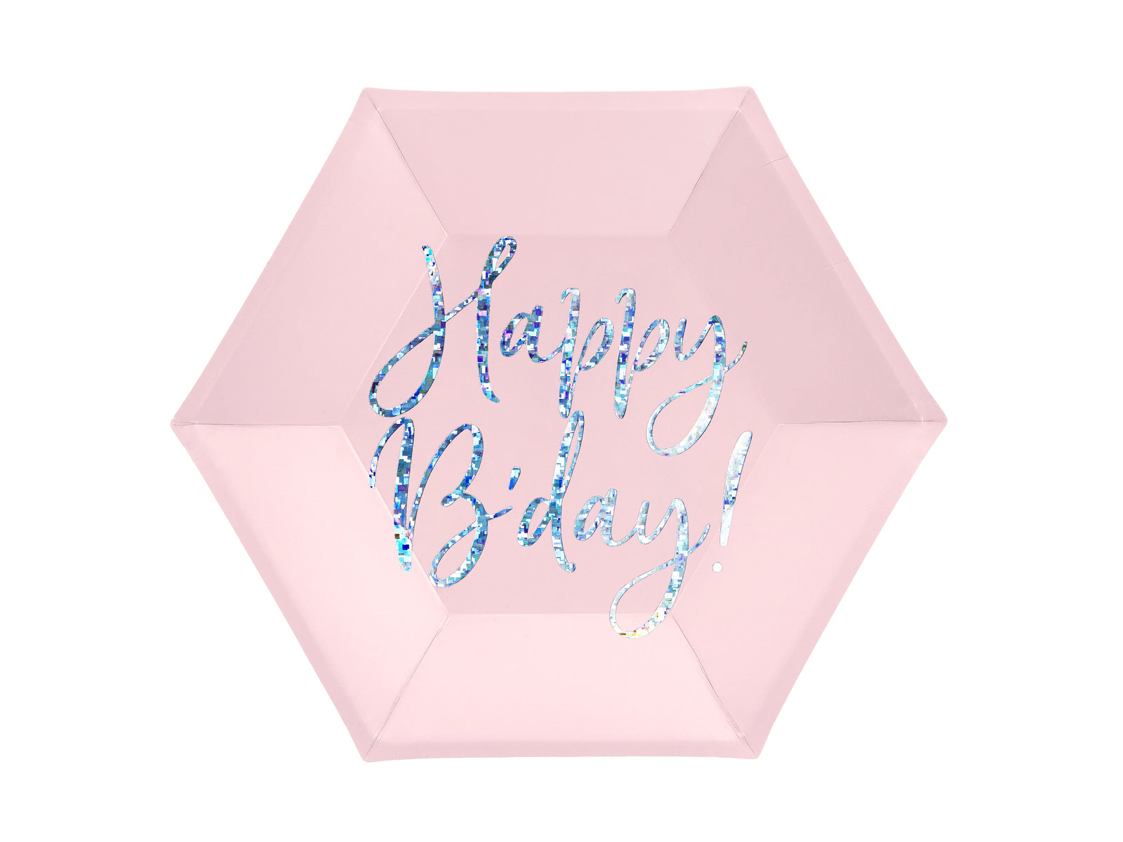 Light Pink Party Paper Plates