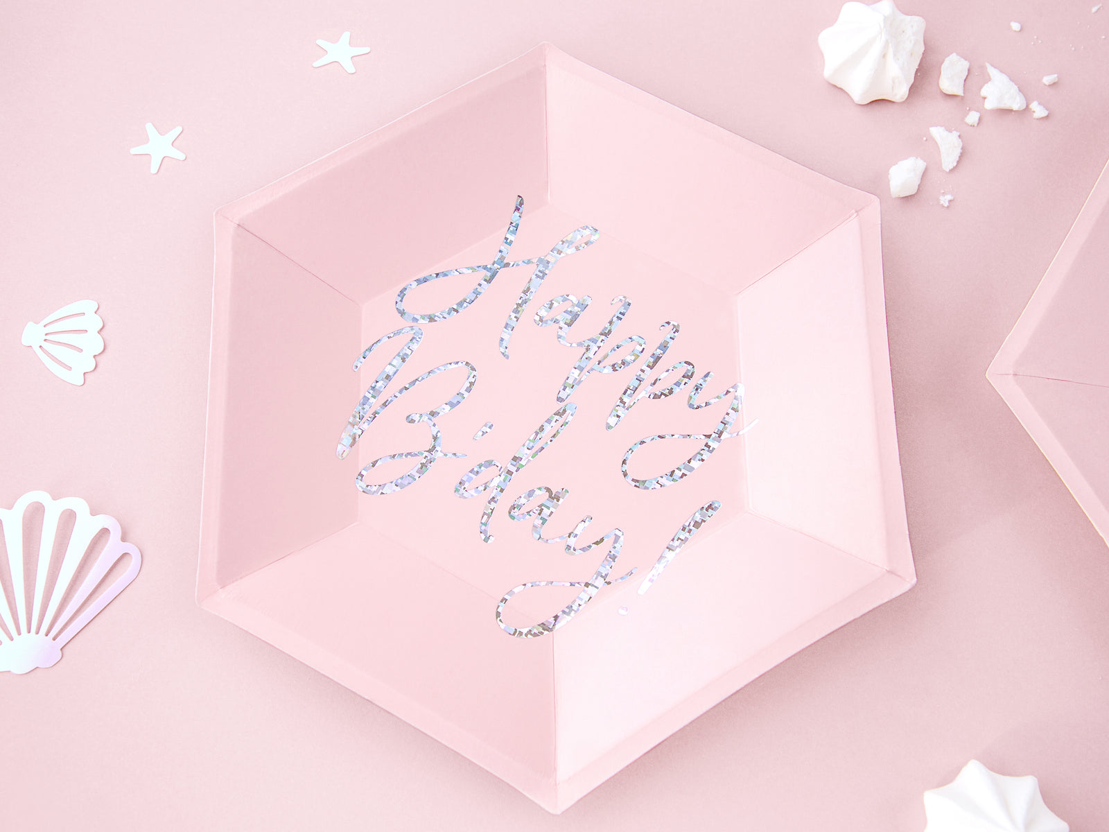 Light Pink Party Paper Plates