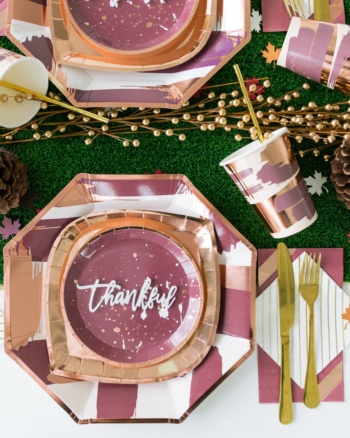 Mauve-Elous Charger Plates