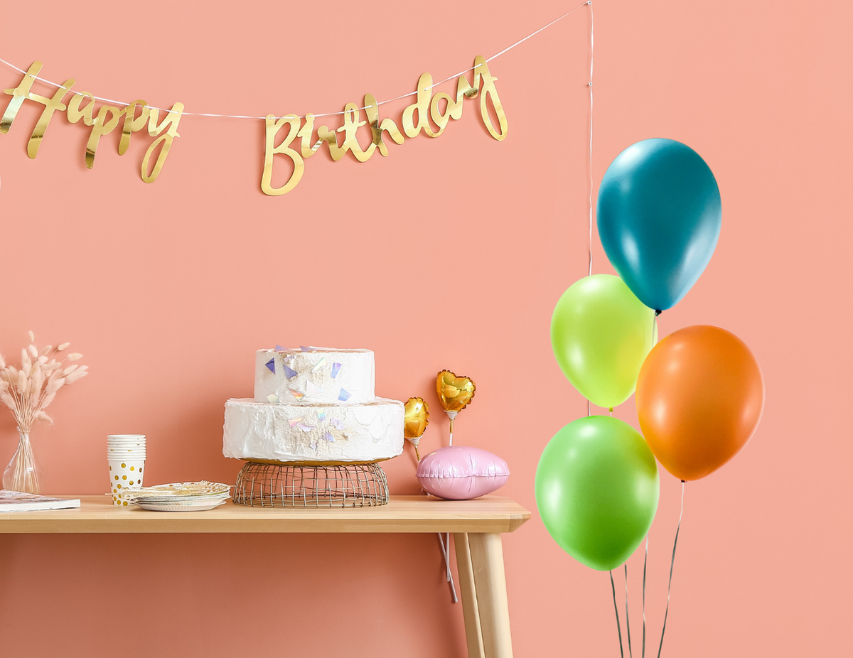 Neon Orange Latex Balloons