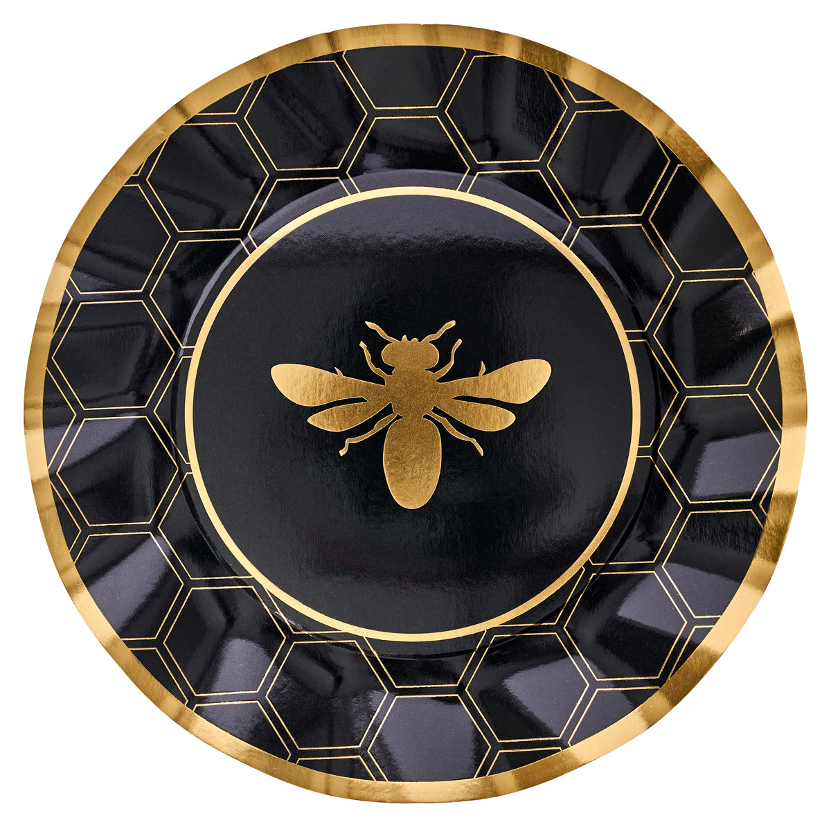Honeybee Wavy Dinner Plates