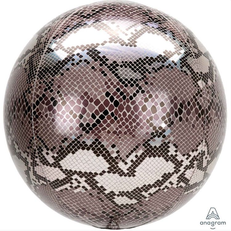 Animal Print Orbz Foil Balloon