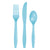 Pastel Blue Assorted Plastic Cutlery