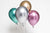 Blue Chrome Balloons 11"