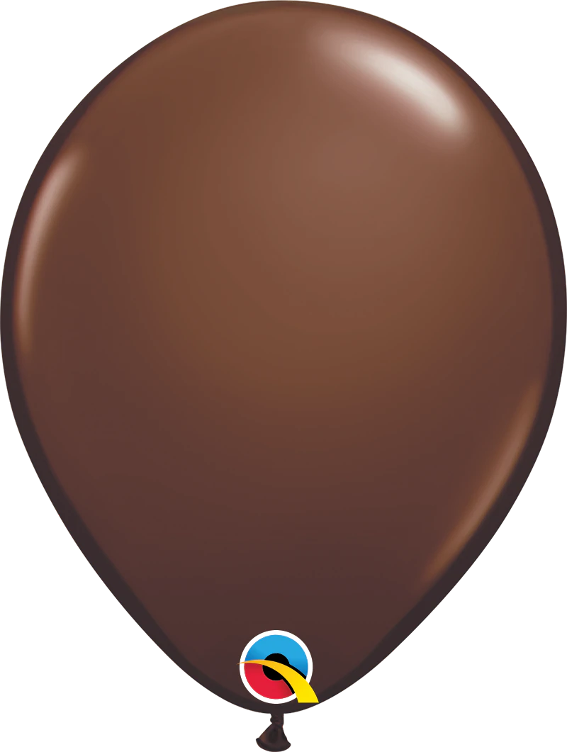 Choco Brown Latex Balloons 11"