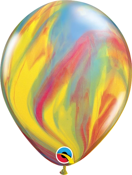 Traditional Agate Latex Balloons 11"