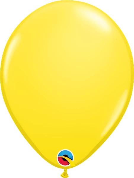 Yellow Latex Balloons 11"