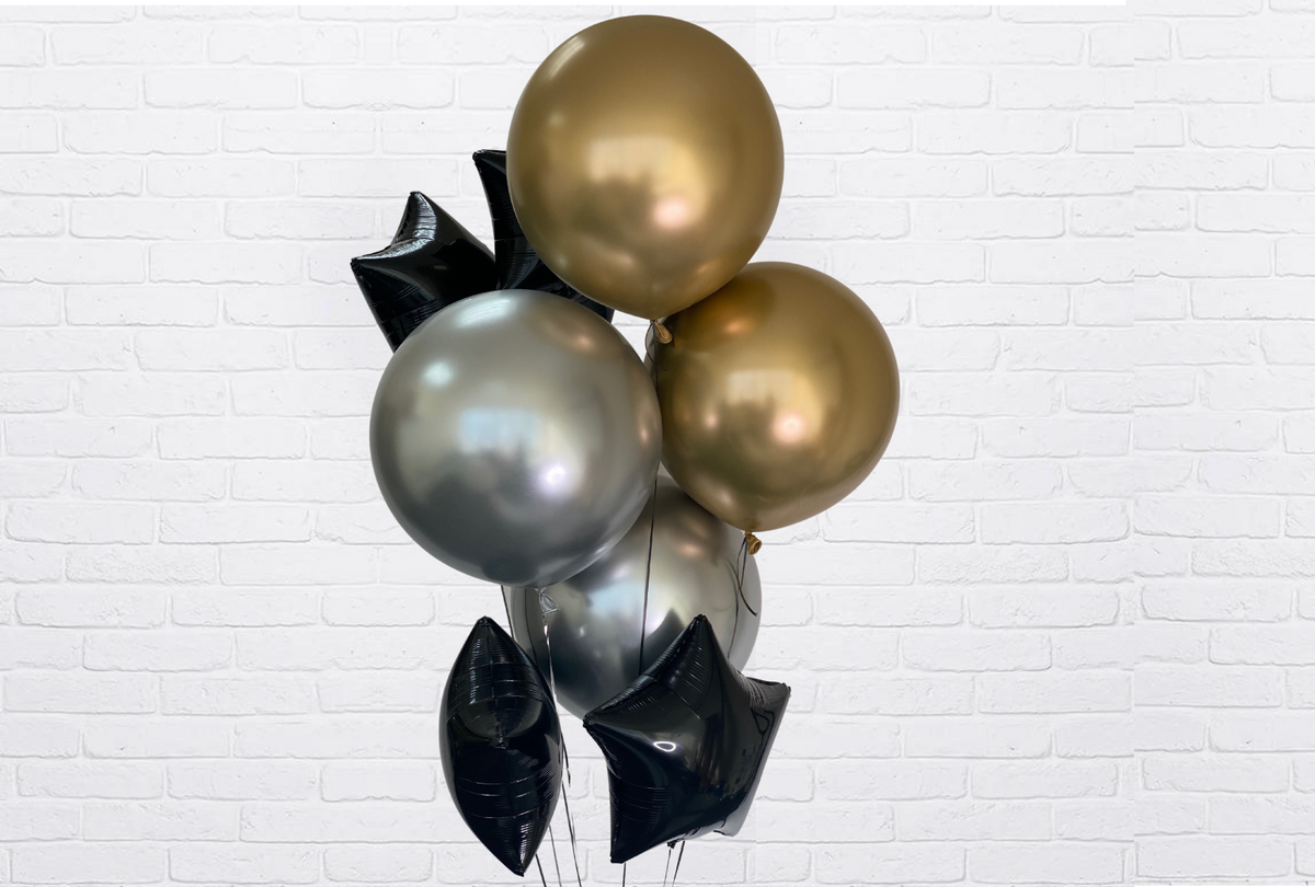 Round Gold Glossy Balloon
