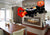 Black & Red Pumpkin Balloon Garland
