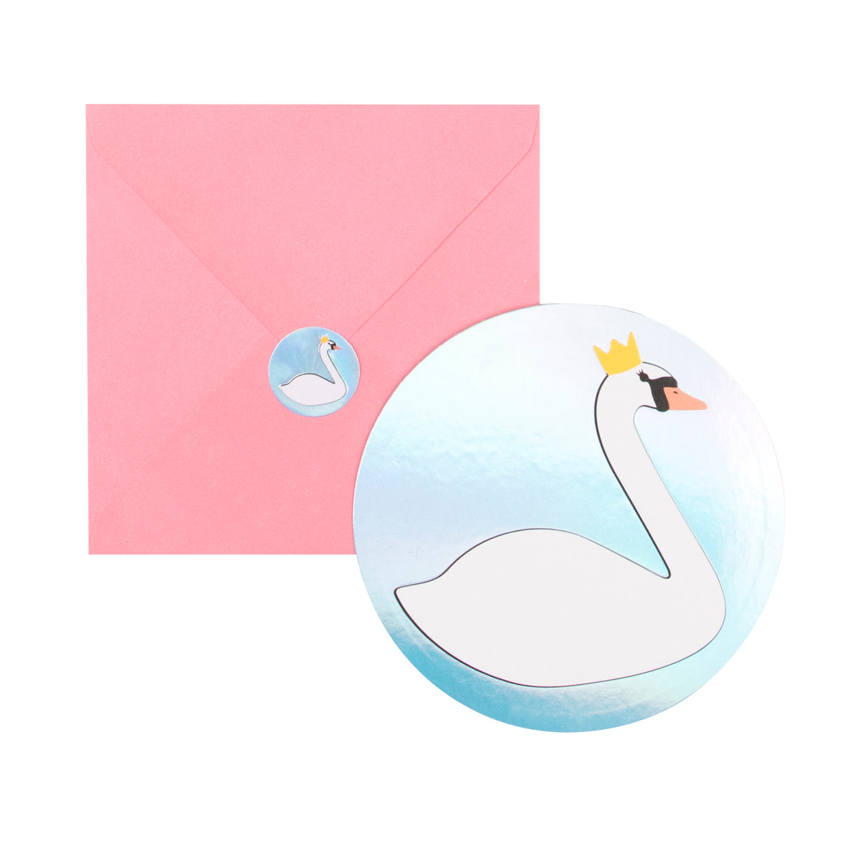 Sweet Swan Invitation Cards