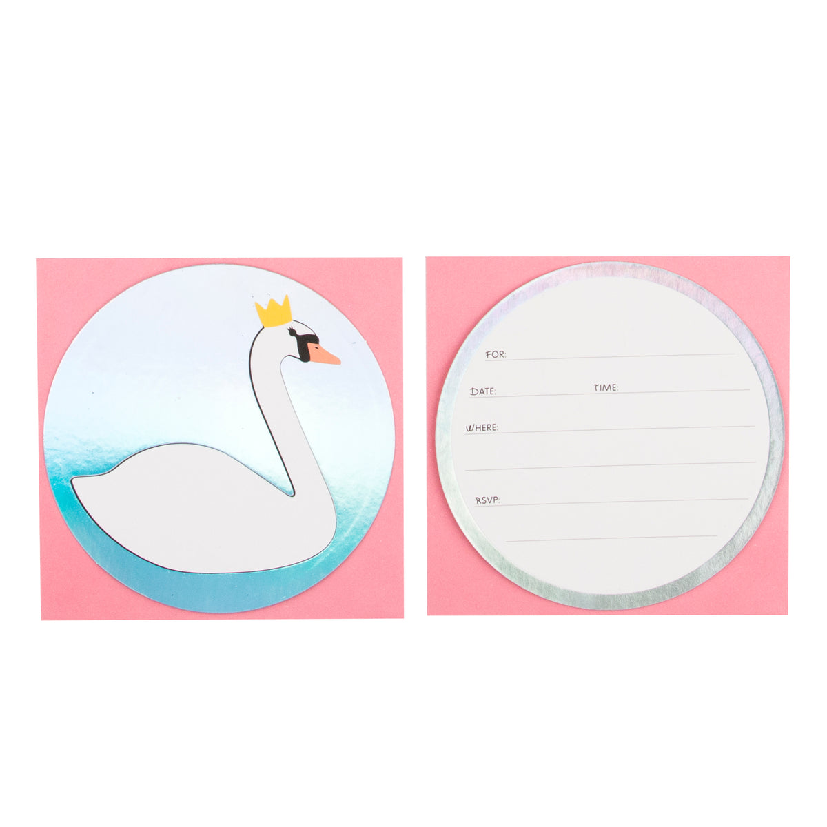 Sweet Swan Invitation Cards