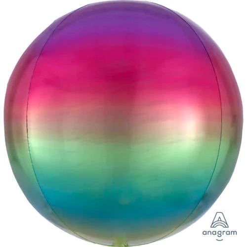 Rainbow Ombre Orbz Balloon