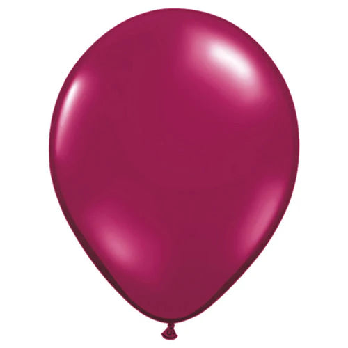 Sparkling Burgundy Latex Balloons 11” 