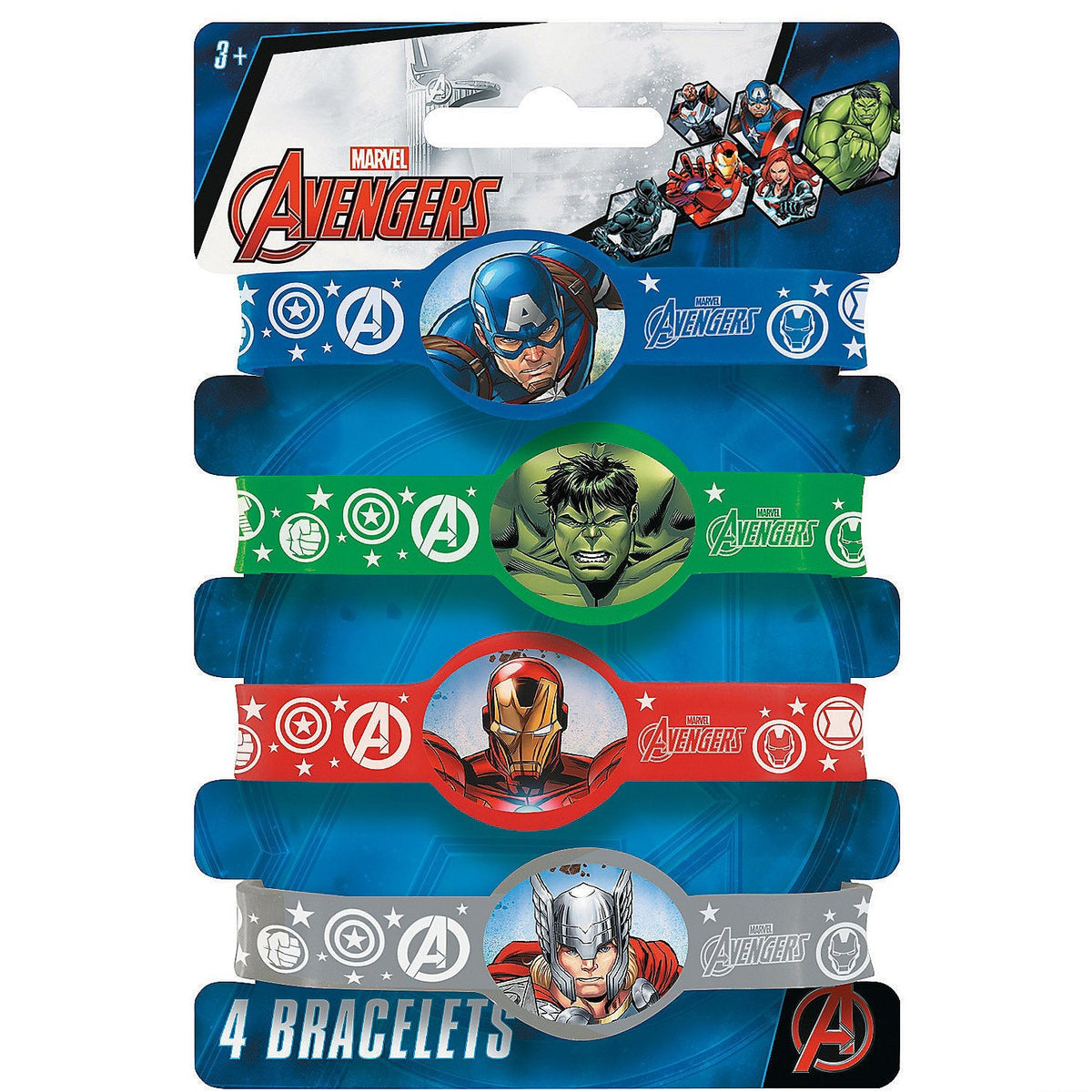 Marvel Comics The Avengers™ Rubber Bracelets