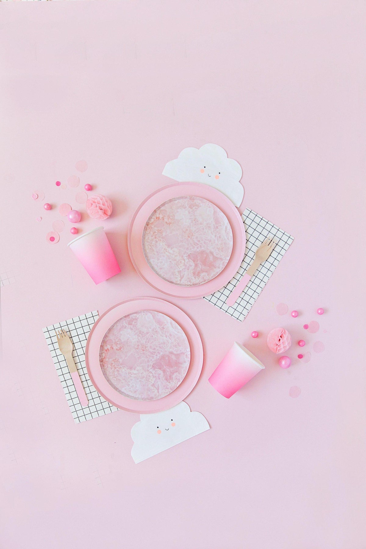 Rose Quartz Large Plates