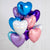 18" Pearl Light Blue Heart Foil Balloon