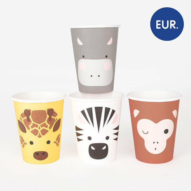 Mini Safari Animal Cups