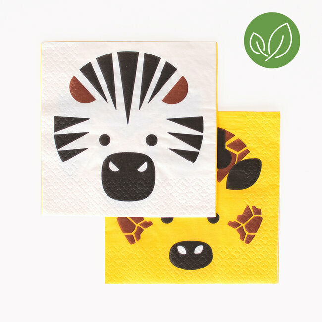 Mini Safari Paper Napkins 