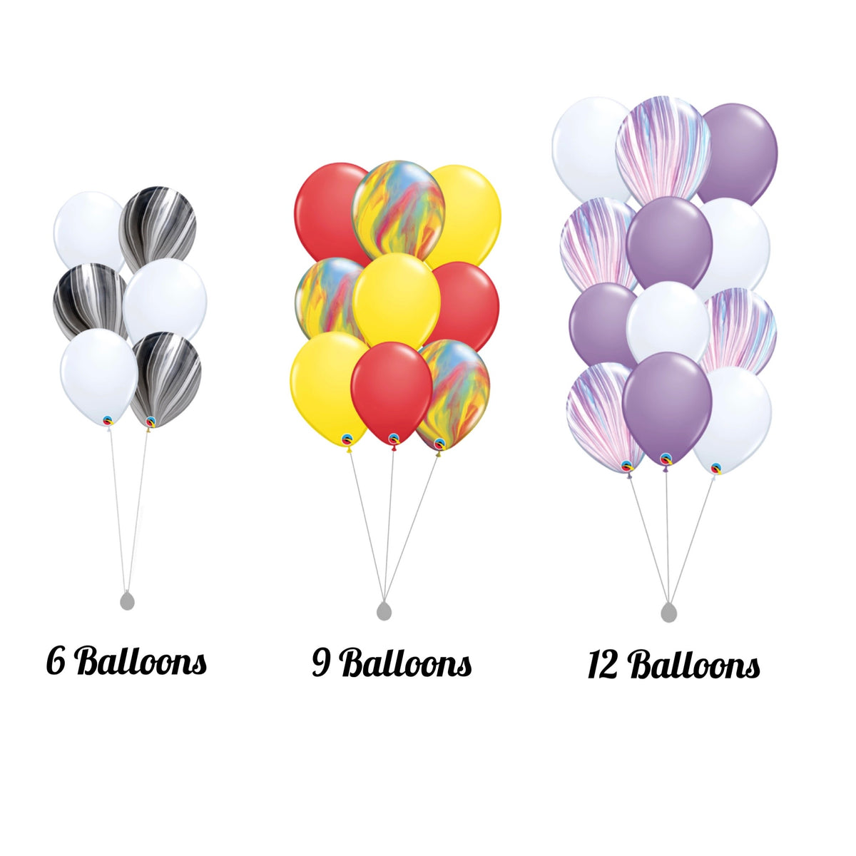 Create Your Own - 11&quot; Marble Balloon Bouquet
