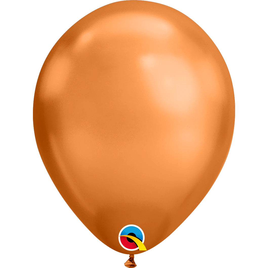 Copper Chrome Balloons 11"