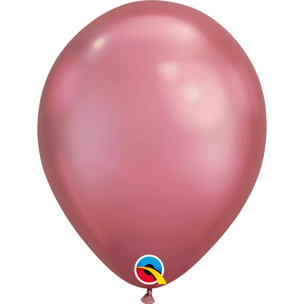 Mauve Chrome Balloons 11"