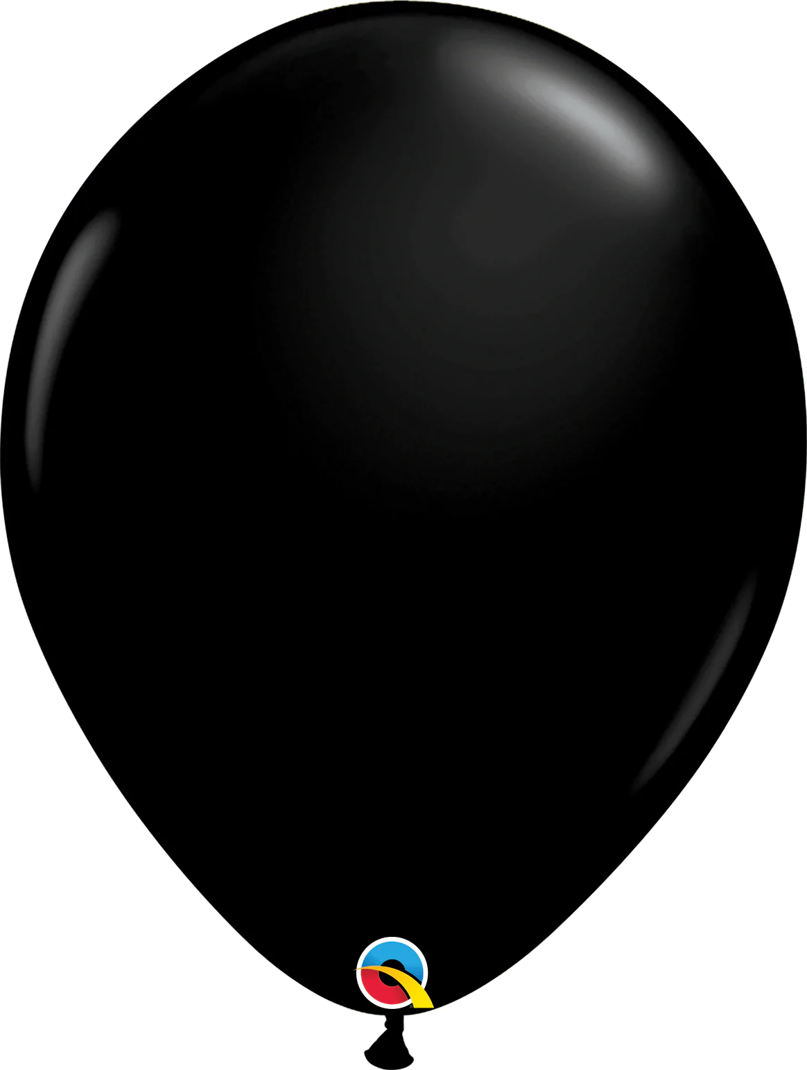 Onyx Black Latex Balloons 16"