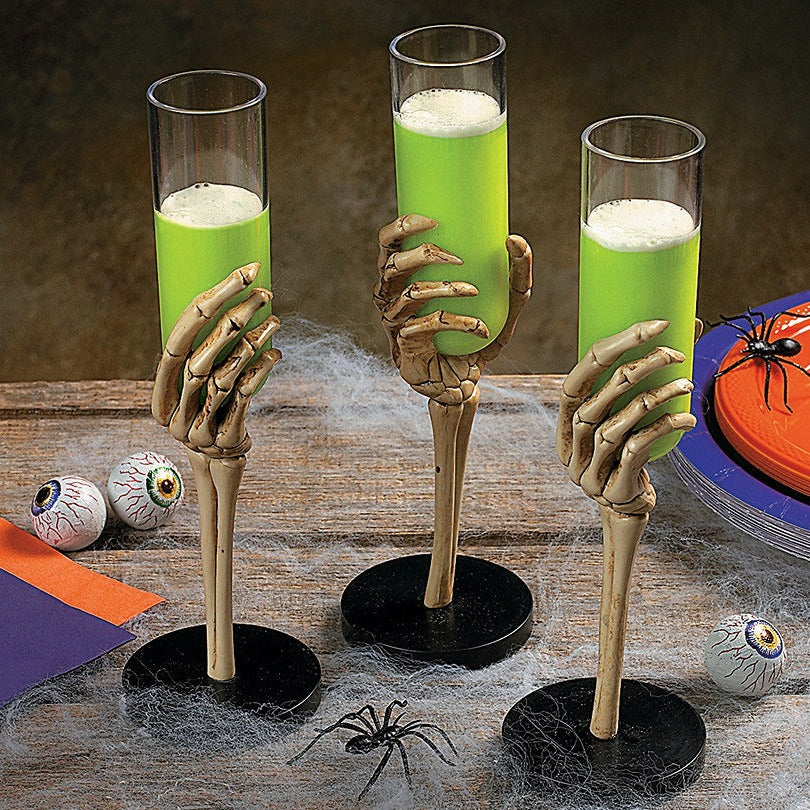 Skeleton Hand Plastic Glasses  