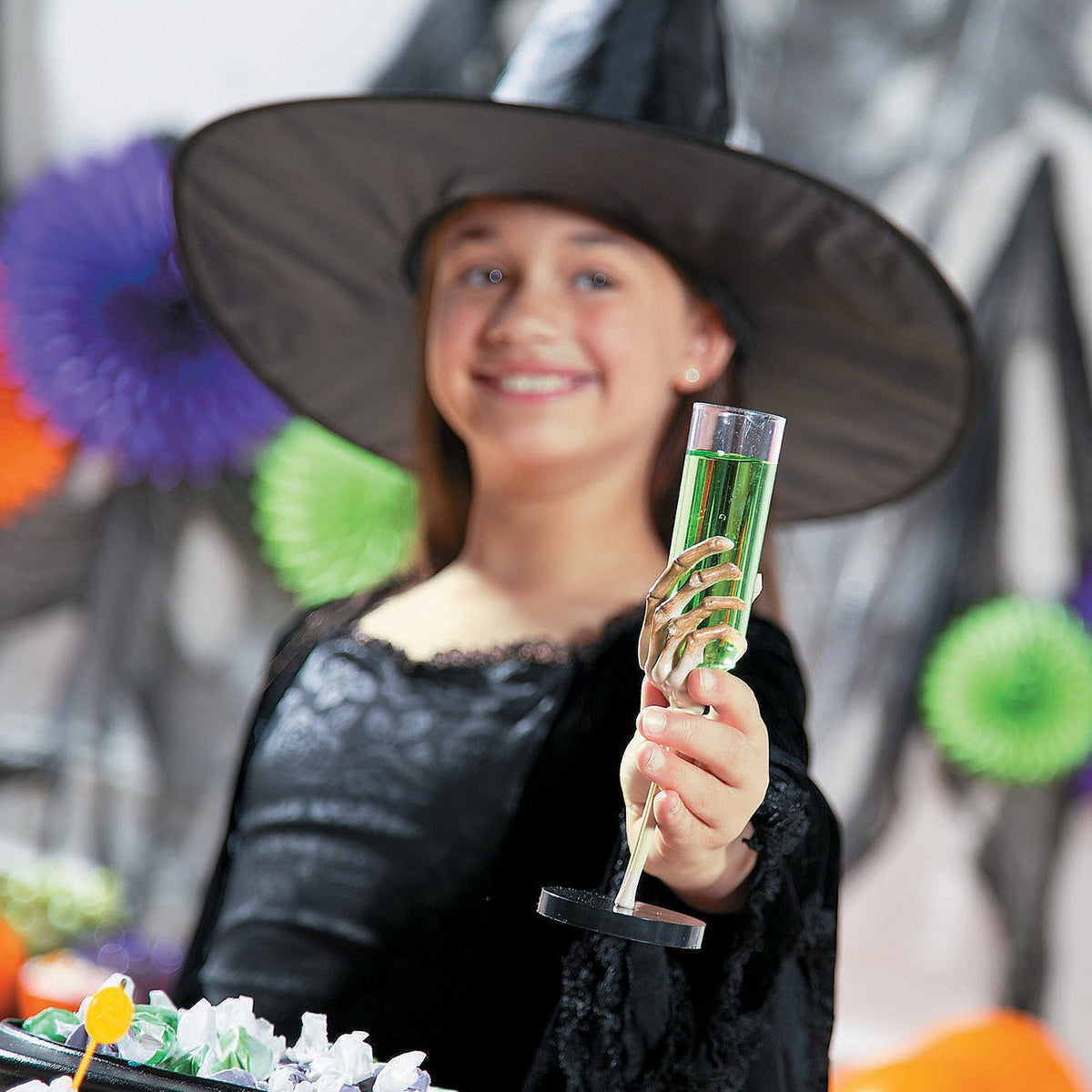 Skeleton Hand Plastic Glasses  