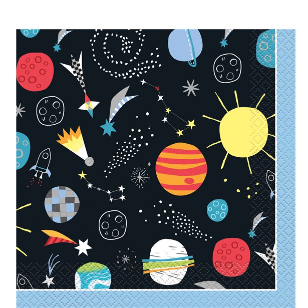 Outer Space Paper Napkins 