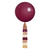 Giant Balloon with DIY Tassels - Burgundy & Rose Gold (Solid)