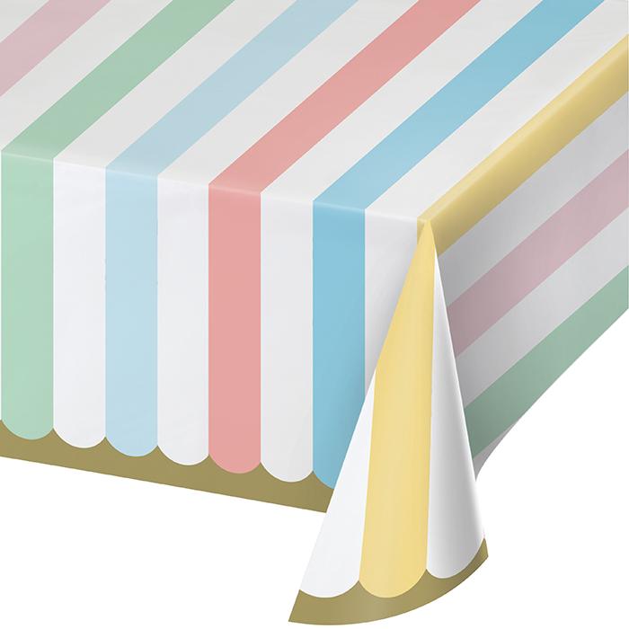 Pastel Celebrations Paper Tablecloths 